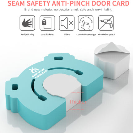 Safety Card Door Stopper Baby Safety Cute Animal Safety Door Stopper Baby Card Lock Newborn Care Child Finger Safe