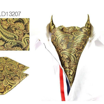 Double Sided Men's Vintage Cashew Flower Scarf