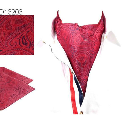 Double Sided Men's Vintage Cashew Flower Scarf