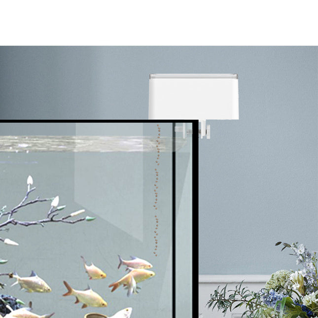 Distributeur automatique de nourriture pour poissons numérique avec LED pour aquarium