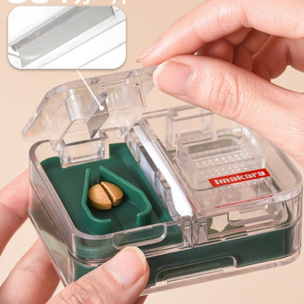 Portable Mini - Packing Medicine Storage Box Tablet Cutter