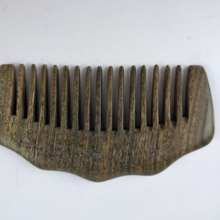 Sandelhoutkam Hout Haarkam Groen Sandelhout Meridiaan Houtkam