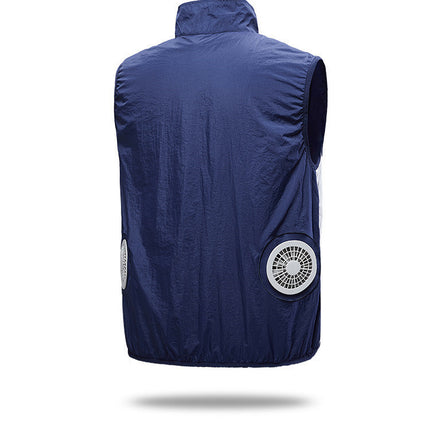 Summer Cooling Air Conditioning Clothing With Fan Clothing USB Charging Fan Clothing Sunscreen Vest Cooling Clothing Couple Work Clothes