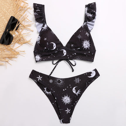 Sunflower Bikini European And American Sexy Triangle Swimsuit
