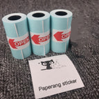 3pc Sticker thermal paper / White