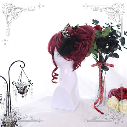 Harajuku Soft Girl Lolita-pruik Lolita Sagte Krullerige Japannese Oulike Kort Hare