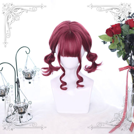 Harajuku Soft Girl Lolita-pruik Lolita Sagte Krullerige Japannese Oulike Kort Hare