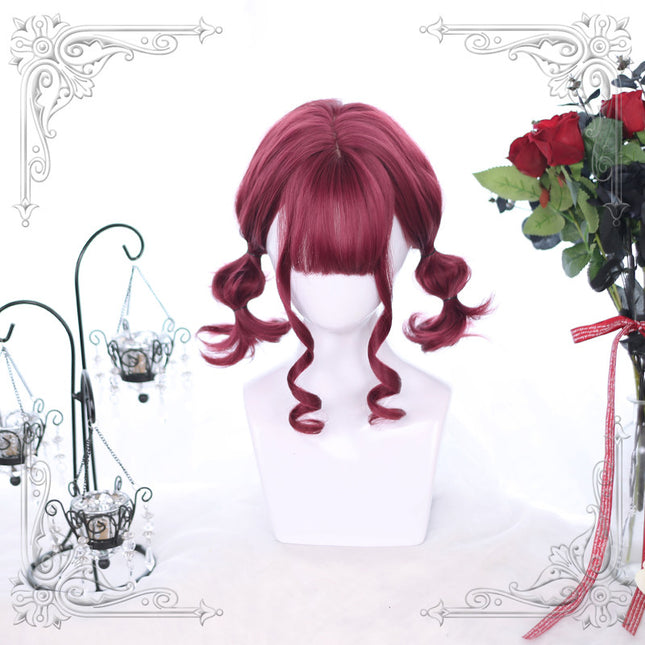Harajuku Soft Girl Lolita-pruik Lolita Sagte Krullerige Japannese Oulike Kort Hare