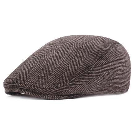 Beret Men's And Women's Simple Caps Autumn And Winter Hats