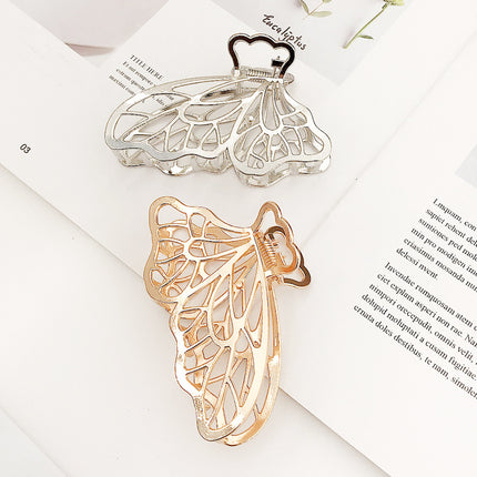 Korea Simple Large Metal Butterfly Hairpin