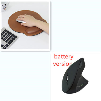 Ergonomic Vertical Wireless Mouse 6 Buttons Optical Mice