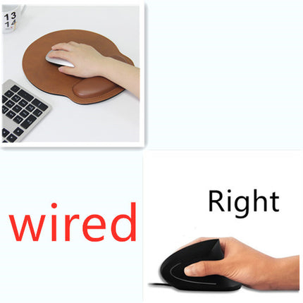 Ergonomic Vertical Wireless Mouse 6 Buttons Optical Mice