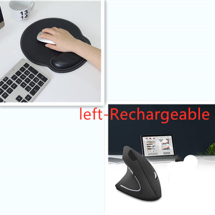 Ergonomic Vertical Wireless Mouse 6 Buttons Optical Mice