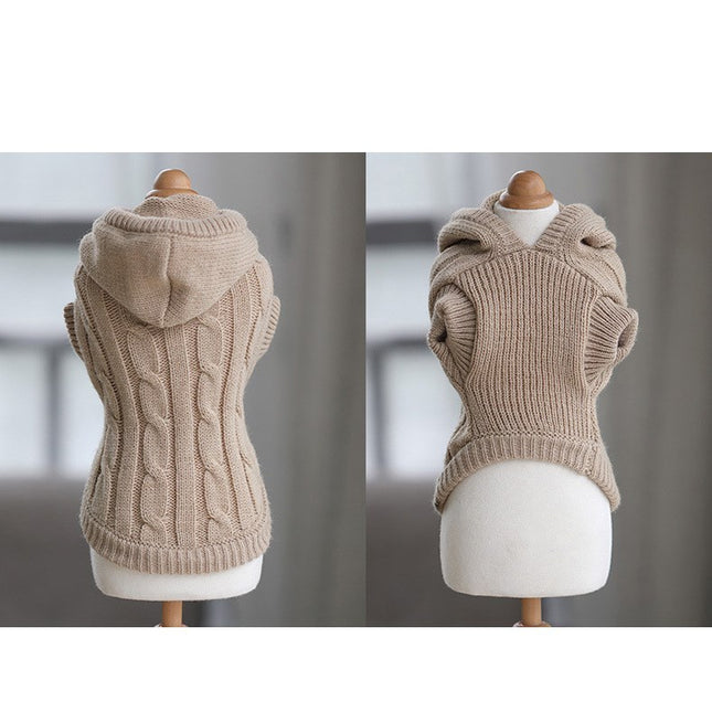 Short Hairless Warm Sweater For Cute Kittens And Dogs