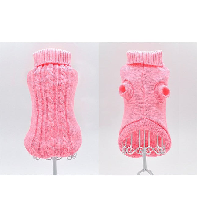 Short Hairless Warm Sweater For Cute Kittens And Dogs