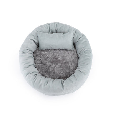 Cat and Dog Kennel Egg Tart Pet Nest Crystal Super Soft Winter Warm Indoor Pet Bed