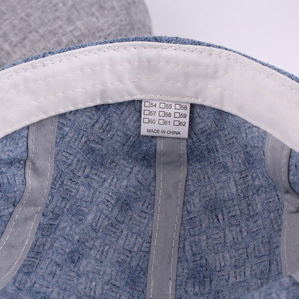 Retro Distressed Forward Hat Outdoor Tourist Hat Monochrome Beret