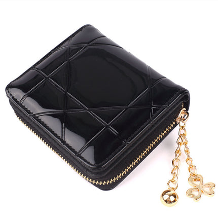 Ladies Coin Patent Leather Embossed Leather Ja