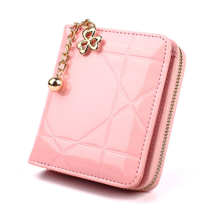 Ladies Coin Patent Leather Embossed Leather Ja