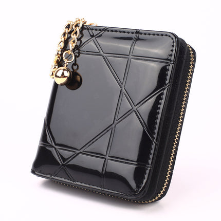 Ladies Coin Patent Leather Embossed Leather Ja