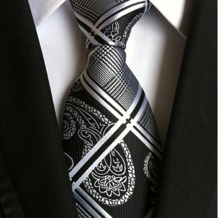 Men S Tie 8cm Business Gentleman British Formal Wear