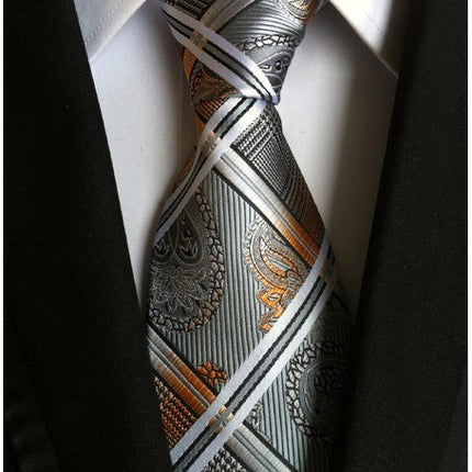Men S Tie 8cm Business Gentleman British Formal Wear