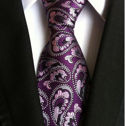 Men S Tie 8cm Business Gentleman British Formal Wear
