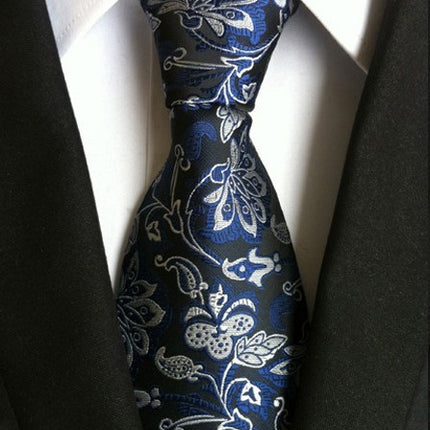 Men S Tie 8cm Business Gentleman British Formal Wear