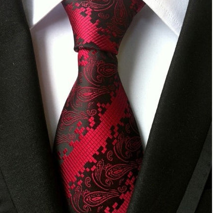 Men S Tie 8cm Business Gentleman British Formal Wear