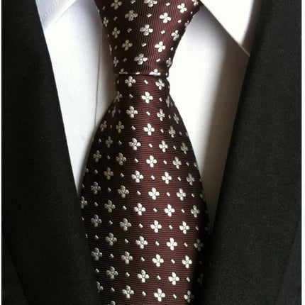 Men S Tie 8cm Business Gentleman British Formal Wear