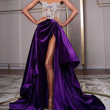 Sexy Sequin Tube Top Party Dress Bag Hip Skirt