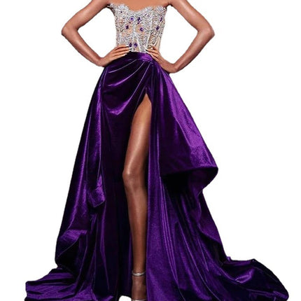 Sexy Sequin Tube Top Party Dress Bag Hip Skirt