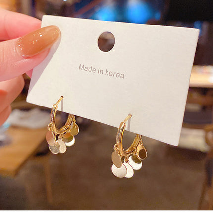 Mini Wafer Earrings