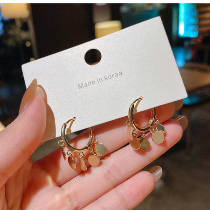 Mini Wafer Earrings