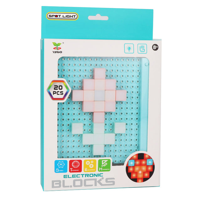 DIY LED Flashing Light Electronic Building Blocks