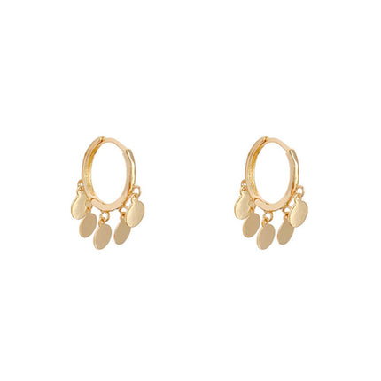 Mini Wafer Earrings