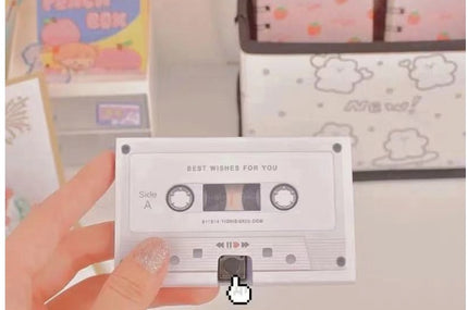 DIY Recording Chip Phonograph Confession Greeting Card Music Box Birthday Card