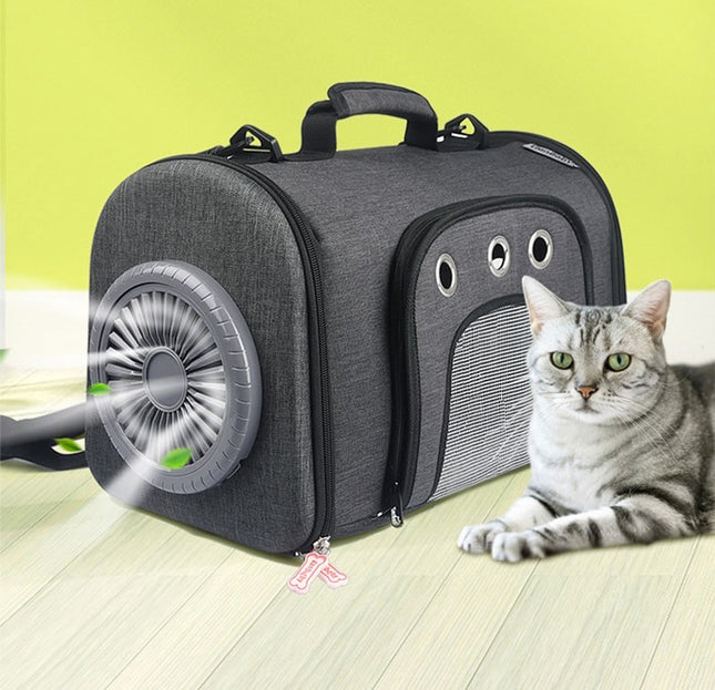 Troeteldierdrasak met waaierventilasie aan die sykante