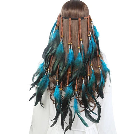 Bohemian Feather Headbands Hair Combs Girl Popular Festival