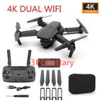 Black 4K DUAL3Pcs battery