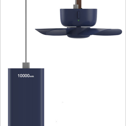 Remote Control Timing USB Powered Ceiling Fan Air Cooler 4 Speed Fan for Bed Camping Indoor Outdoor Hanging Tent Hanging