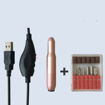 Factory Direct Wholesale New Portable USB Nail Polisher Exfoliating And Polishing Pen-Type Nail Remover Electric Polisher