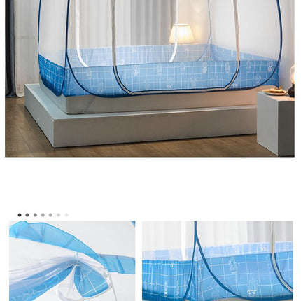 Mosquito Net Household Installation-Free Anti-Fall 1.8m Bed Yurt 1.2 Student Dormitory 1.5m Double Thickening Foldable
