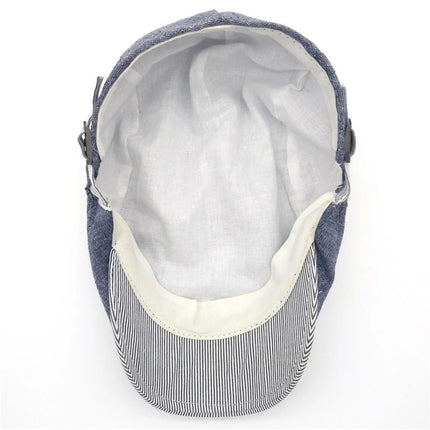 Cotton And Linen Beret Men