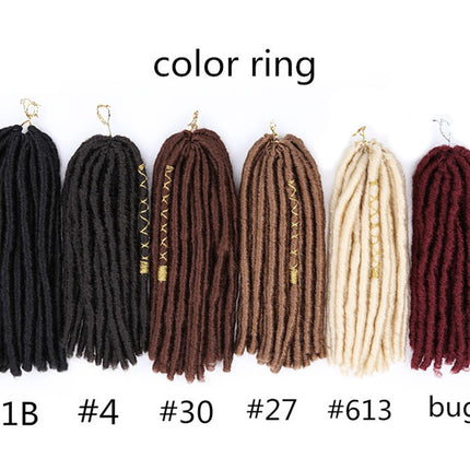 Soft Dread Locs Draaihare Nagemaakte Locs Hegkelvlegsels