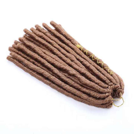 Soft Dread Locs Draaihare Nagemaakte Locs Hegkelvlegsels