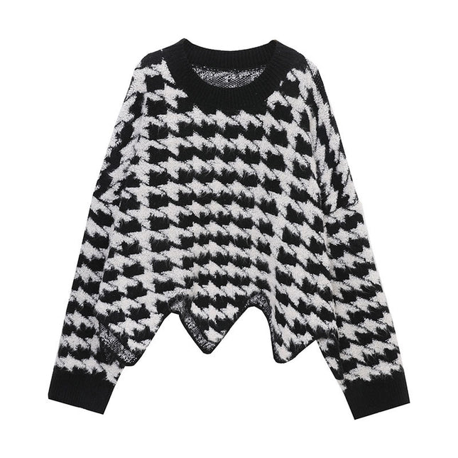 Korean Style Loose Shaped Pullover Crop Top