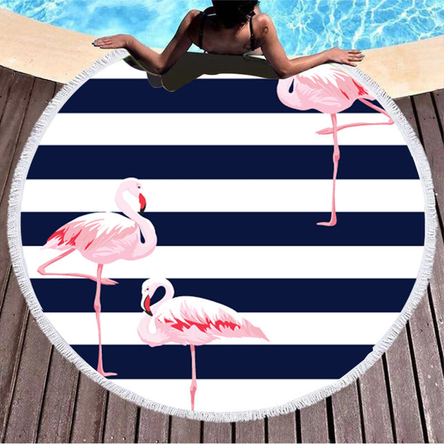 Ronde Gedrukte Strandhanddoek