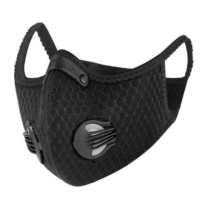 Buitemuurse Fietsrymasker, Winddigte, Stofdigte En Anti-Smog Geaktiveerde Koolstofmasker, Bergklim- En Skimasker