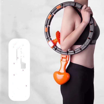 Adjustable Smart No Falling Hoops Thin Waist Abdominal Exercise Intelligent Counting Hoop Home Gym Training Massage Sport Hoops
